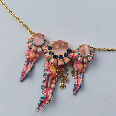 Les Nereides  Out at Sea Three Jellyfish Necklace RRP £245 - Image 1 of 4