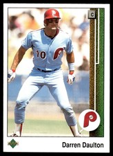1989 Upper Deck #448 Darren Daulton Philadelphia Phillies