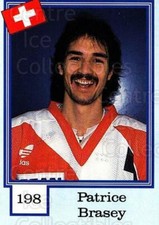 1992 Finnish Semic Stickers Snickers Backs #198 Patrice Brasey