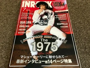 Used INROCK The 1975 Matthew Healy Lady Gaga 2020 July Music Magazine Book Japan - Picture 1 of 7