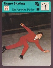 ULRICH SALCHOW Top Ten Figure Skating Sweden 1977 UK SPORTSCASTER CARD 13-23