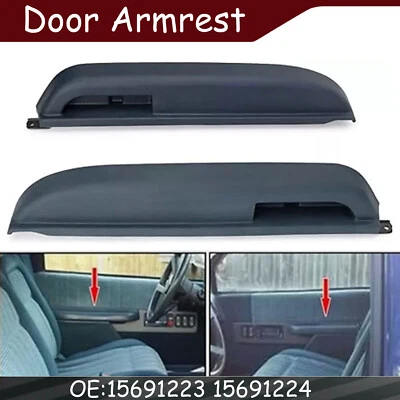 15691223 15691224 Front LH RH Door Armrest Blue For Chevrolet GMC C/K 1500 2500 - Image 1 of 4