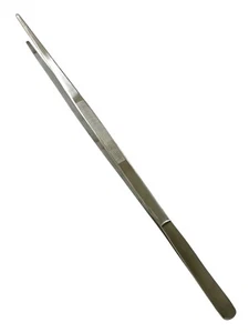 24" Thumb Dressing Forceps, Serrated, Long Jumbo Tweezers for Aquascaping - Picture 1 of 7