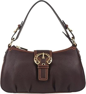 Le Sabbi Women’s Shoulder Bag Brown 81668BR Stylish Genuine Leather Handbag - Picture 1 of 3