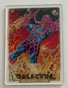 2024 Upper Deck Marvel Masterpieces '92 Platinum Plexi #30 Galactus - Bild 1 von 2