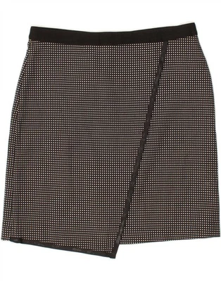 PENNY BLACK Womens Straight Skirt UK 10 Smal W30 Black Geometric Cotton WX11 - Image 1 of 3