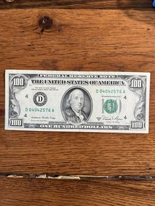 1981A Series $100 Bill One Hundred Dollar Bill - Picture 1 of 2