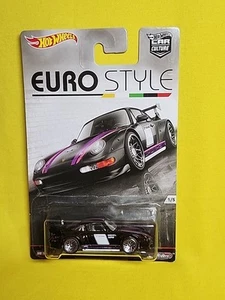 Hot Wheels EURO STYLE NEGRO ROSA PORSCHE 993 GT2 PILOTOS REALES Mattel 2015🔥F - Imagen 1 de 17