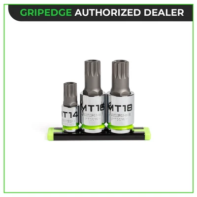 Grip Edge Tools IPTS3S RPT 3/8" & 1/2" Dr Triple Square Bit Socket 3-PC Set - Image 1 of 4