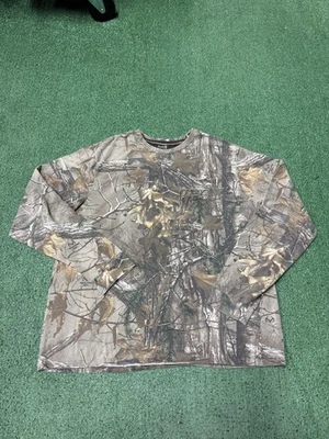 Camisa De Colección Y2K Realtree Camuflada Manga Larga Hombres Talla X-Grande Woodland Streetwear Foto 1 de 4