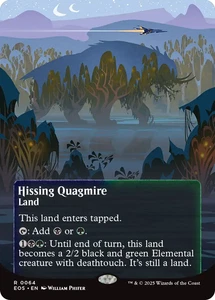 Hissing Quagmire 0064 ~ **Foil Borderless** Raro Como Nuevo Magic The Gathering Edge of Eternities - Imagen 1 de 1
