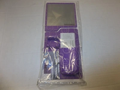 Juego de espejo de ducha y carrito de ducha adhesivo de pared de silicona púrpura nuevo en paquete Foto 1 de 4