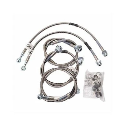 Líneas de freno Russell 695770 trenzadas legales para calle para Chevrolet GMC 2001-2006 Foto 1 de 3