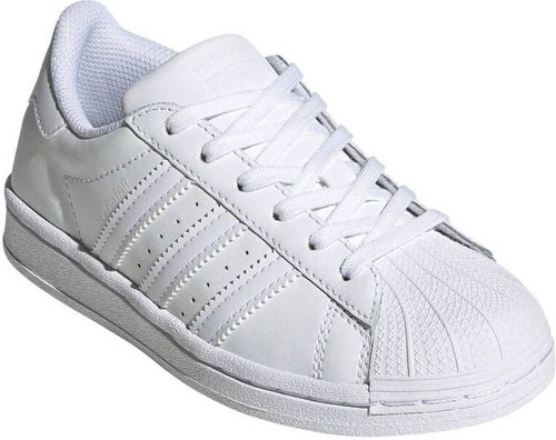 Adidas Superstar Sneakers Bambini Bianco Pelle Stringate Scarpe Lifestyle JOBB1687