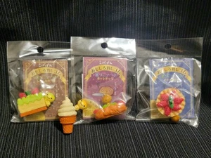 San-X Kogepan's Friend Eraser Bundle Strawberry Shortcake,Ice Cream,Hotdog,Tart - Picture 1 of 6