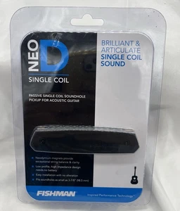 Fishman Neo-D Single Coil Soundhole Acoustic Guitar Pickup New Sealed - Picture 1 of 4