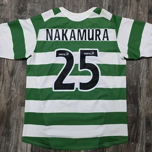 2006 Nike Celtic FC Home Soccer Jersey Shunsuke Nakamura Men M Japan Scotland - Picture 1 of 11