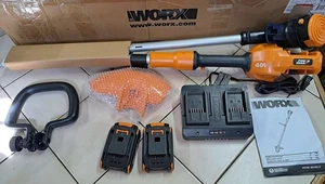 WORX - WG183 40V 13-Inch Cutting Diameter Cordless Straight Shaft Grass Trimmer - Picture 1 of 6