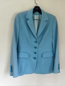 Blazer Algo S 100% Kaschmir Pastellblau Preppy - Bild 1 von 11