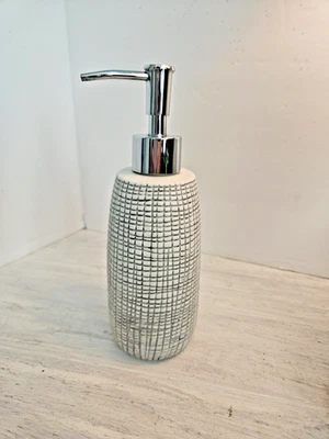 Dispensador de bomba de jabón Kassatex (modelo rafia) botella de resina baño cocina loción Foto 1 de 4