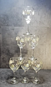 Pfaltzgraff Naturewood Stemmed Water Goblets Wine Glasses - Picture 1 of 12