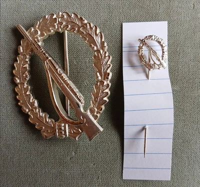 Infanteriesturmabzeichen, Wehrmacht, 57, Selten, Orden, Weltkrieg, Miniatur - Bild 1 von 3