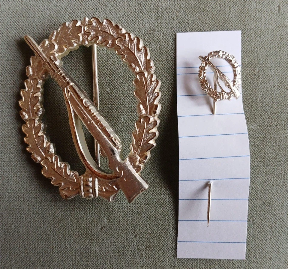 Infanteriesturmabzeichen, Wehrmacht, 57, Selten, Orden, Weltkrieg, Miniatur - Bild 1 von 3