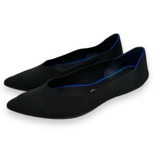 Rothy's The Point Flats 11.5 Black - Picture 1 of 16