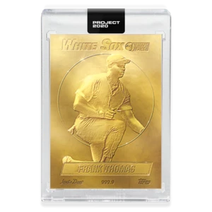 Topps Project 2020 Frank Thomas #73 1990 #414 Chicago White Sox Don C mit Box - Bild 1 von 3