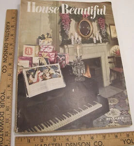 VTG DECEMBER 1947 HOUSE BEAUTIFUL XMAS MCM MOMA GOOD DESIGN IN EVERYDAY LIFE - Picture 1 of 24