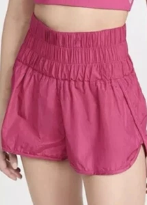 FP Movement by Free People The Way Home Pink Elastic Waist Pull On Shorts S - Picture 1 of 19