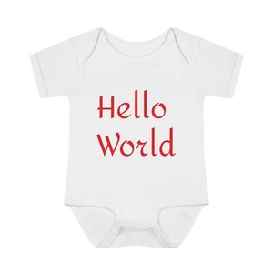 Infant Baby Rib Bodysuit - Picture 1 of 5