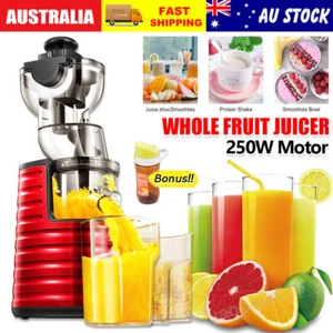 250W Slow Juicer Cold Press Vegetable Processor Vegetable Fruit Juice Extractor - Picture 1 of 12