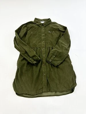 Vestido Columbia Niñas XL 18 - 20 Pana Verde Foto 1 de 4