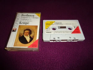 CASSETTE TAPE BEETHOVEN - KEMPE / SYMPHONIE N°3 N°5 / LVDSM EMI COMPACT+ XDR - Bild 1 von 1