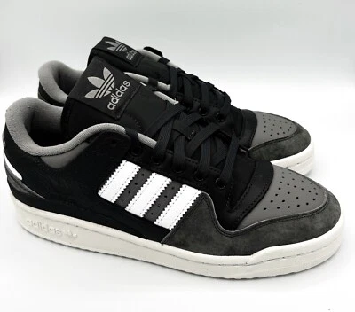 Adidas Forum 84 Low Adv Black/Grey Men's Sizes IE6563 New With Tags - Image 1 of 4