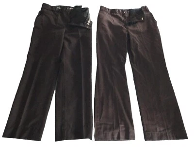 *Lote de 2* Pantalones HORACE SMALL 4 Bolsillos Frente Plano, 34reg x 29 Foto 1 de 2