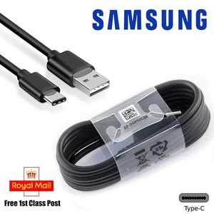 Charging Cable for Fast Charger Samsung Galaxy S8 S9 S10+ S20 Plus Type C USB-C  - Picture 1 of 11