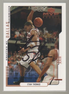 Autografiado 00/01 Upper Deck MVP Etan Thomas - Mavericks - Imagen 1 de 1