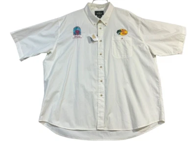 Camisa 3XL Red Head Bass Pro Shops bordada manga corta botón delantero para hombre Foto 1 de 4