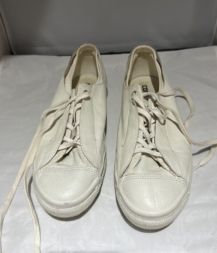 Sneakers Converse bianche in pelle 8 5