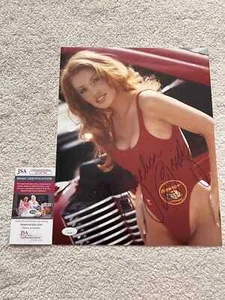 Foto firmada por Angelica Bridges 11x14 certificado de autenticidad JSA autógrafo Baywatch 2 - Imagen 1 de 3