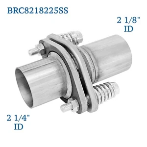 Junta esférica de reparación de tubo de silenciador de escape de 2 1/8" 2,125" x 2 1/4" 2,25" - Imagen 1 de 4