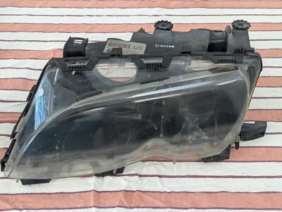 BMW e46 325xi OEM Driver Side Headlight Housing No Lights - Image 1 of 4