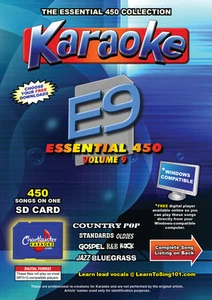 Chartbuster Essential 450 Karaoke Songs Vol 9 SD Card or USB CDG Music 4 PLAYER - Picture 1 of 1