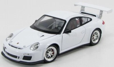 MODELLINO AUTO STATICO WELLY PORSCHE 911 997-2 GT3 COUPE 2011 BIANCO SCALA 1/18 - Immagine 1 di 4