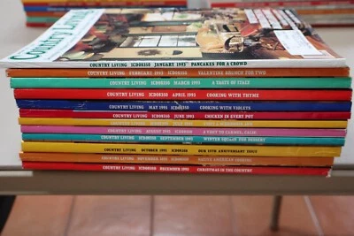 1993 Country Living Magazines - Decorating, Crafts, Cooking, Antiques - Изображение 1 из 4