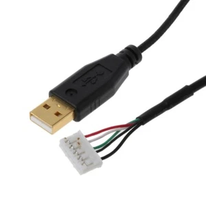 USB Mouse Cables Nylon Wire Replacement DIY Mouse Cable Line for Naga 2014 - Afbeelding 1 van 8