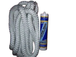 Empyre / Cozeburn Wood Boiler Replacement Door Seal Gasket Kit Includes Silicone - Picture 1 of 1