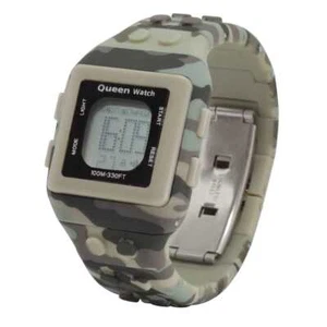 NEW Queen Watch Watch DEEP EXTREME Unisex Camouflage - WA046 - Picture 1 of 3